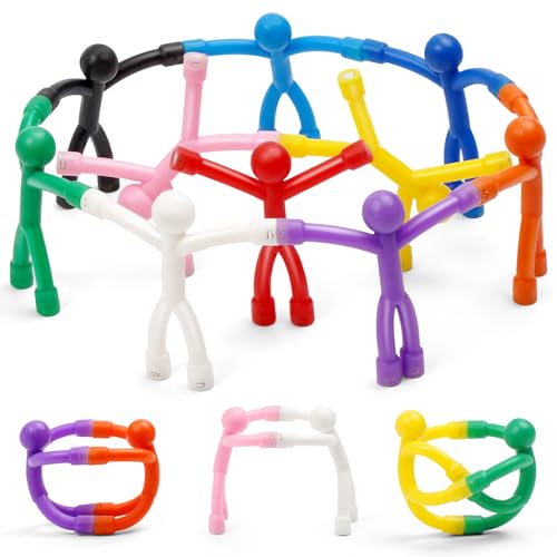 Image of VNDUEEY 10 Pack Strong Magnetic Push Pins, Colorful Magnetic People, Magnets for Adults, Decorative Push Pin Magnets for Office, Bulletin Board, Map, Calendar, Photo