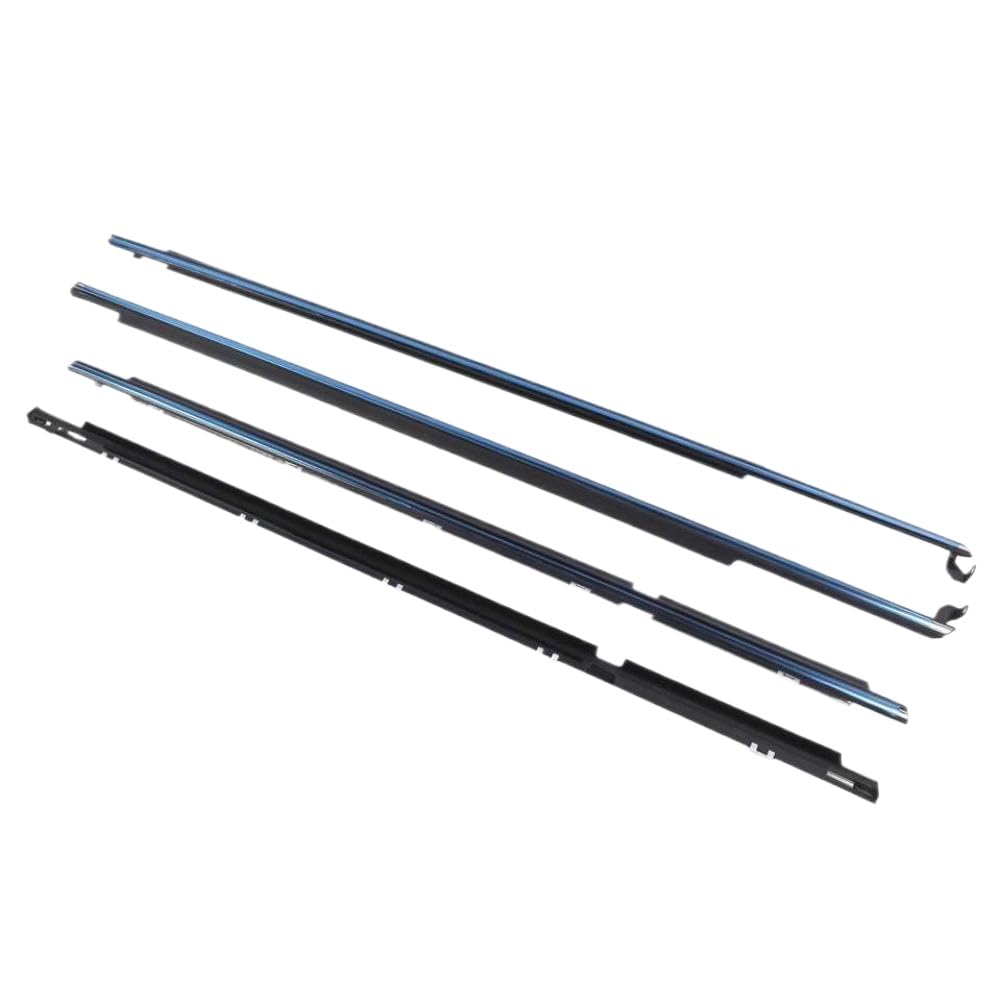 Pwuwarrkg Onecolor Black Door Belt Molding Weatherstrip Set Compatible With 1995-2002 1.8L