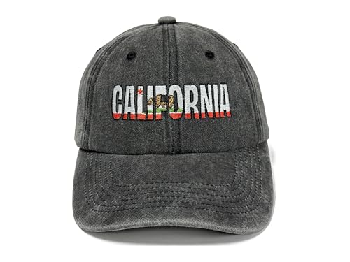 Image of California Bear Republic Baseball Cap for Men and Women | California Pride, Classic Baseball Cap Design, Detailed Embroidered Finish, Comfortable Adjustable Fit