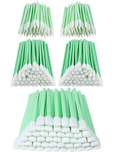 Foam Cleaning Swabs - BIHYM Lint Free Foam Swab Detailing Lab Swabs for Camera, Inkjet Printer, Optical Lens, Optical Equipment (300PCS)