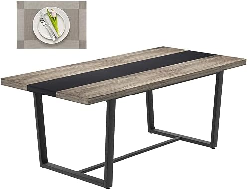 STHOUYN 71" 6ft Large Dinner Table for 6 8...