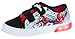 Marvel Spiderman Baskets en Toile Lumineuses pour garçons avec lumières Clignotantes, Noir/Gris, 25 EU