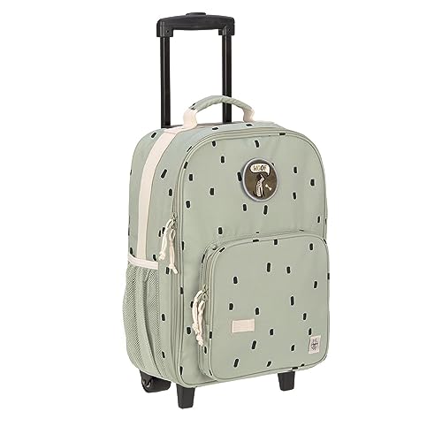 LÄSSIG Kinderkoffer Trolley Reisekoffer mit Teleskopstange und Rollen für Kinder...