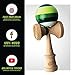 Sweets Kendamas 5-Stripe Boost Kendama - All Levels, Improves Hand Eye Coordination, Reflexes, Stripe Design, Extra String Accessory Gift Bundle (Dougie)