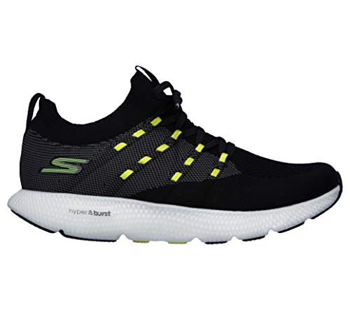 Tênis Skechers Go Run 7 Masculino 55219-bkw, Cor: Preto/verde, Tamanho: 40