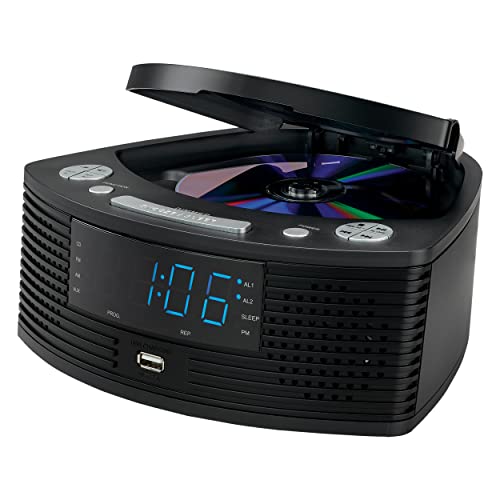 Jensen® Stereo Compact Disc Player With Am/Fm Digital Dual Alarm Clock Radio #TOP1