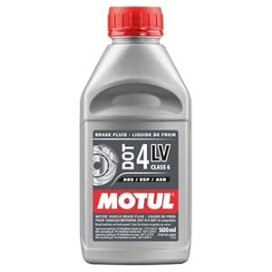 111254 MOTUL Brake Fluid DOT 4 LV Low Viscosity Racing Hydraulic Clutch Class 6 ABS ESP ASR 500 Milliliters