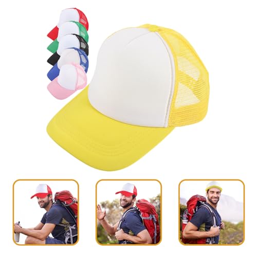 Casquettes de baseball sublimation lot de 6 vierges en polyester respirant