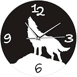 🕘【Totalmente silencioso y cronometraje perfecto】: este reloj de pared silencioso cuenta con un movimiento de cuarzo silencioso, sensible y de alta calidad. El delicado segundero de barrido no hace tictac.