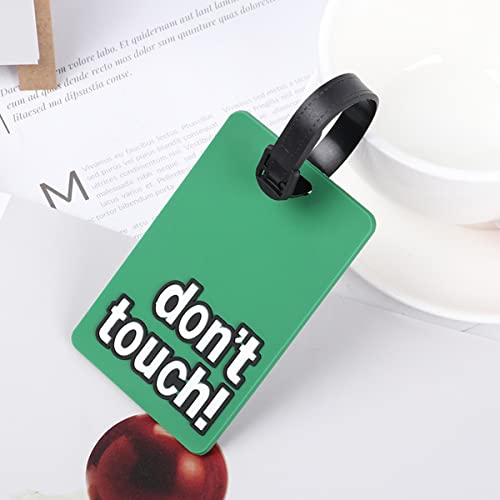 NALANDA 5pcs Luggage Tags with Name ID Card,Silicone Travel Baggage Bag Tags Suitcase Identify Labels for Women Men(Multicolor)