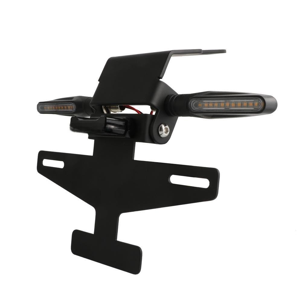 For CFMOTO 250SR 2023 Folding License Plate Bracket Short Tail Rear Spoiler