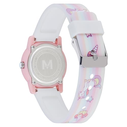 Image of Miykon Kids Watches for Boys and Girls - Educational Time-Telling Gift for Kids Aged 3-15, Toddlers, Preschoolers, and School-Aged Children - Easy to Read Analog Watch, Soft Resin Band, Japanese Quartz, 100M Water Resistant