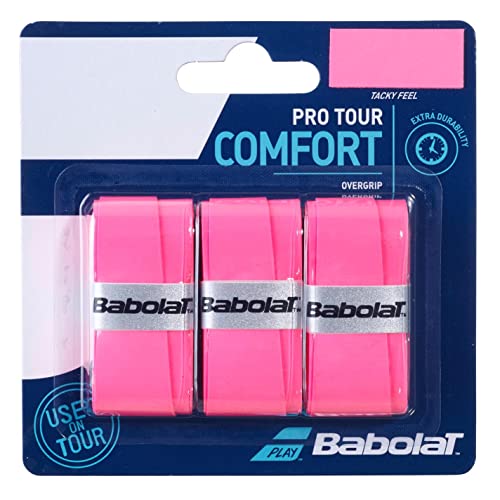 Babolat Unisex Pro Tour 3 Pack of Grips Pink One Size