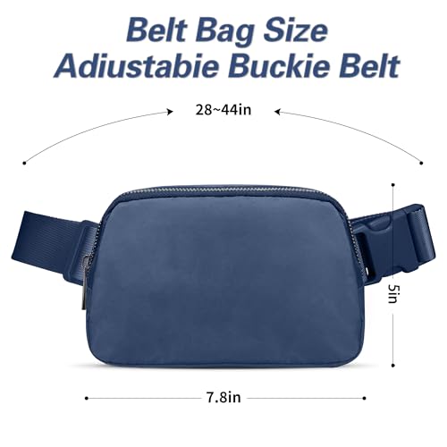 Image of JSJ Mini Fanny Pack for Women & Men,Valentines Day Gifts for Girls Teens Kids Daughter Sister Her,Trendy Stuff Crossbody Bags Cute Everywhere Belt Bags. (Blue)