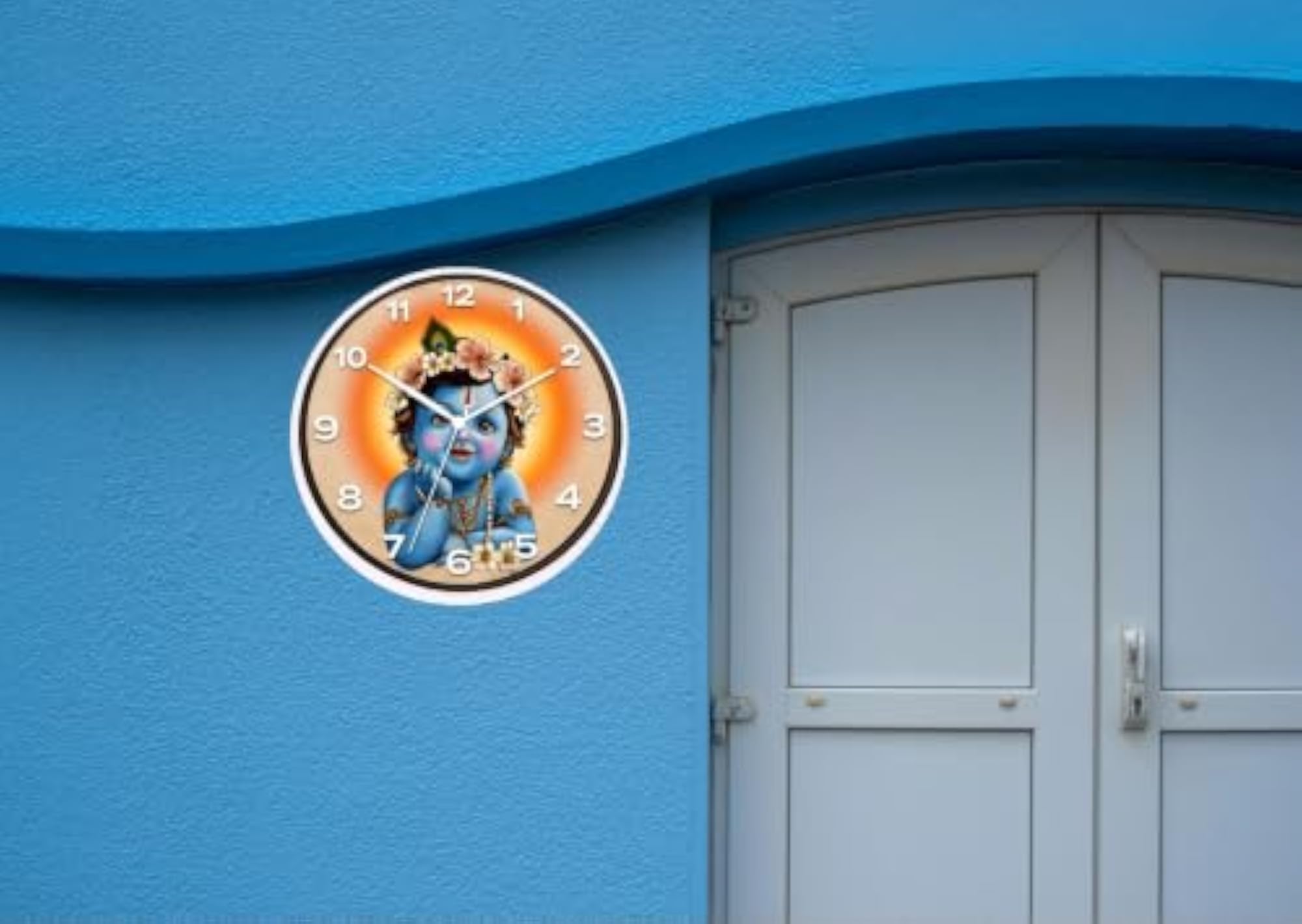 Bal Krishna Wall Clock, Decorative Home Décor