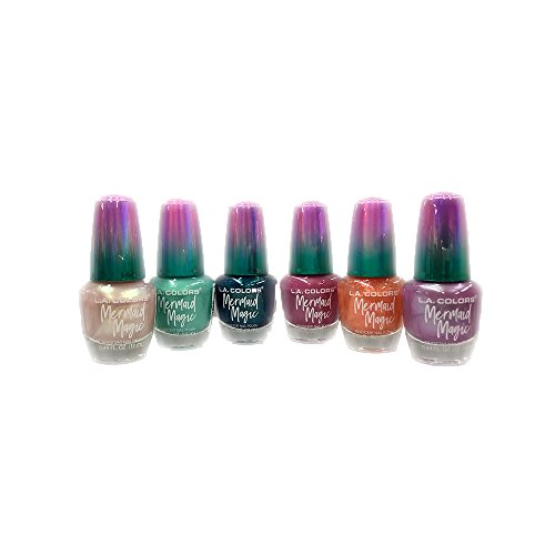 L.A. COLORS Nail Polish Mermaid Magic Set of 6