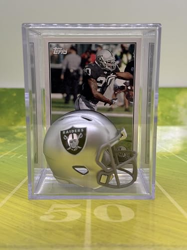 Oakland Raiders NFL Helmet Shadowbox w/Darren McFadden card