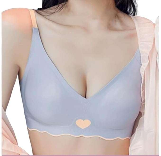 Women’s Seamless Stretch Cotton Bra Comfort Everyday Bra with Soft Padding, Adjustable Straps & Heart Design | Non-Wired,L... - Review, Price and Buying Guide