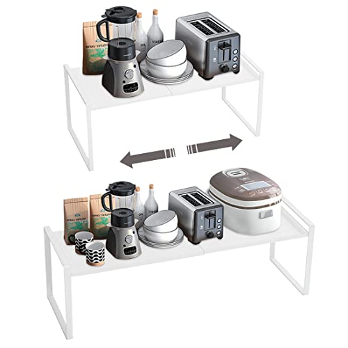 Recopilación de Soportes para botes de especias . 46 Organizador de Encimera,Soporte Extensible de Especias para Despensa,Organizador de cocina para Gabinete,Estante de almacenamiento Extensible Apilable para Cubiertos,Utensilios de...