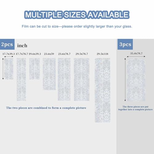 Película Decorativa para Ventana Rainbow 19.6''x39.3'' Blanca miniatura 5