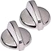 Ultra Durable WB03T10325 Range Knob Replacement Part by Blue Stars – Exact Fit For General Electric Ranges - Replaces AP5690210, PS3510510 - PACK OF 2