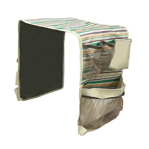 Mini organizador de con 14 bolsillos, bolsillo lateral colgante para refrigerador, organizador de que ahorra espacio para dormitorio, hogar, universidad, sala de estar, lugar de trabajo