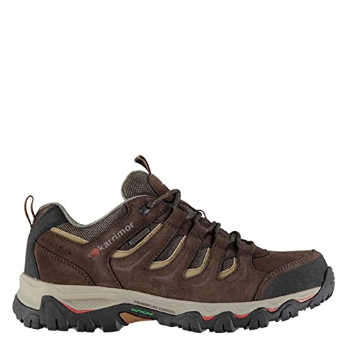 Karrimor Mens Mount Waterproof Walking Shoes Brown 12