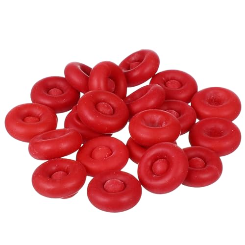 20 piezas tapas de sellado para masilla roja miniatura 1