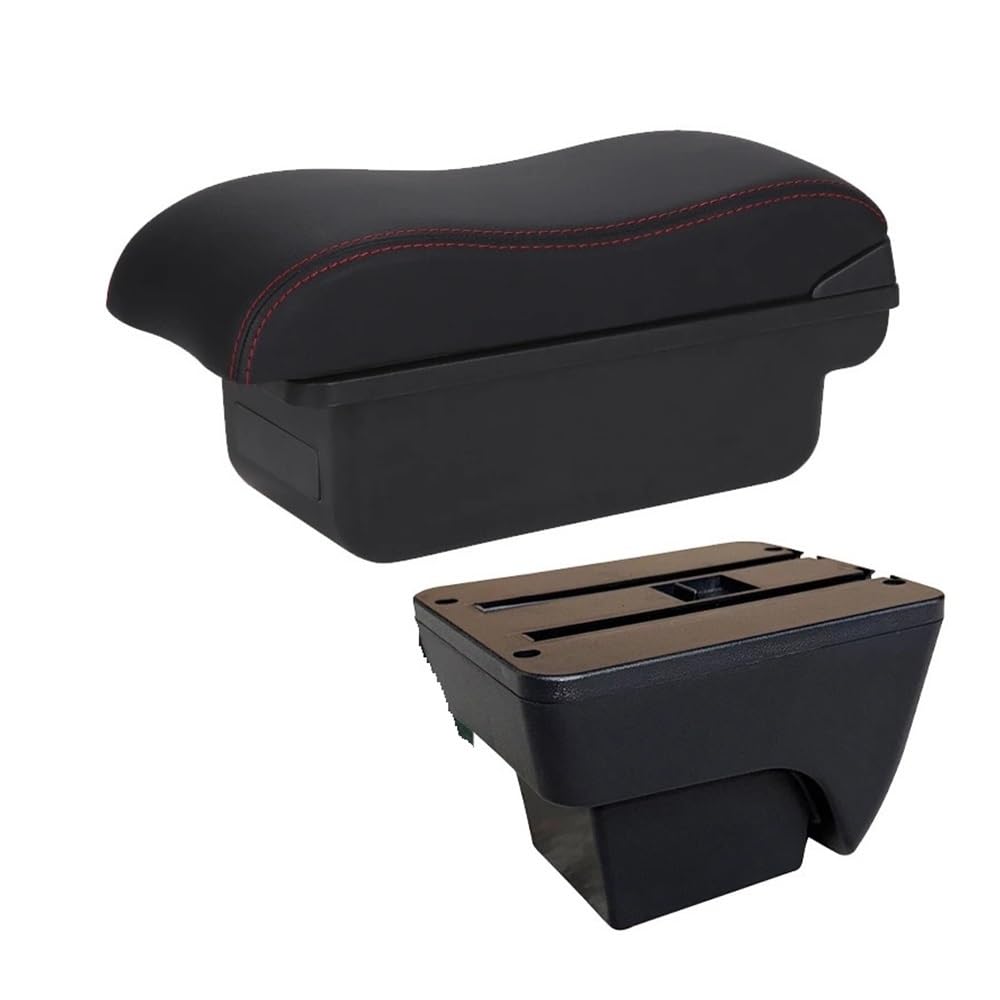Yulegudi C1 Black Red No Usb Car Armrests For Seat For Ibiza 6L 6J 2017-2025