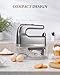 SHARDOR Hand Mixer, 450W Handheld Mixer with Storage Case 5-Speed Plus Turbo Hand Mixer Electric With 5 Stainless Steel Attachments(2 Beaters, 2 Dough Hooks and 1 Whisk), Silver