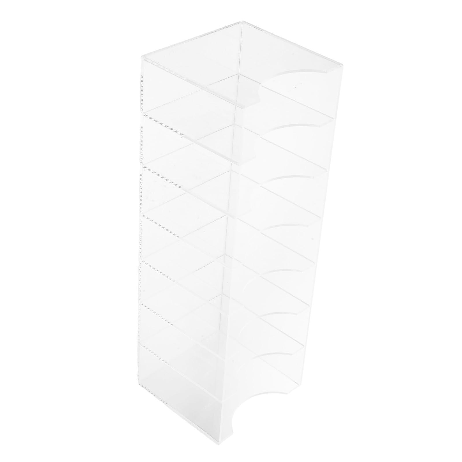 Boîte de rangement transparente à 7 compartiments : organisateur de placards pour accessoires
