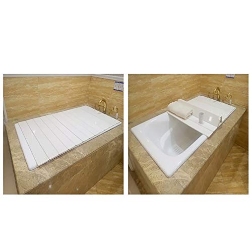 Ultimate Folble - Copertura per vassoio da bagno, impermeabile e antipolvere, 153 x 70 x 0,6 cm, per rilassarsi, ideale per il piacere della vasca da bagno e l'esperienza di cura personale