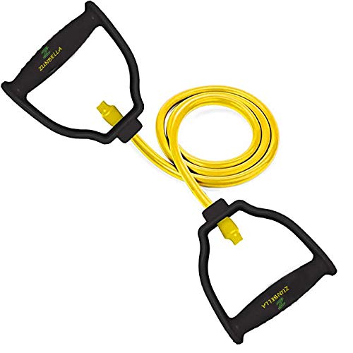 ZUNBELLA Resistance Band Stretch Latex Band Set Toning Tube for Light to Heavy Workout Exercise for Men Women Fitness, Physical Therapy(Yellow) (B08GWZLVLX) Amazon Price History, Amazon Price Tracker