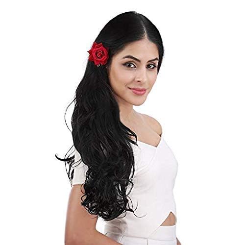 Image of Artifice 5 Clips 24 inch Curly /Wavy Hair Extension Natural Black