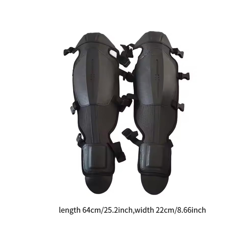 2 Rodilleras de Jardín Fijas Extendidas, 2 Rodilleras de Jardinería, Polainas para Recortadora, Espinilleras Gruesas, Protectores de Piernas para Cortar Malezas y Proteger el Jardín.