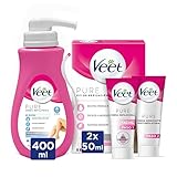 La crema depiladora Veet es el método de depilación ideal para usar en casa, elimina el vello eficazmente y mantiene la piel hidratada hasta 24 horas