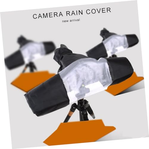 Cubierta impermeable para cámara de lluvia protector negro Tofficu 4