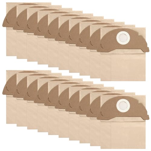 20 Pièces Sac Aspirateur pour Kärcher WD2 MV2 WD 2.200 WD2250 A2004 A2054 A2099 6.904-322.0,Sac Aspirateur Karcher WD2,Sacs Réutilisables,Remplacer les Sacs...