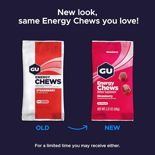 Image of GU Energy Chews, Assorted Flavors - 12 Bags (24 Servings), (Pack of 2)