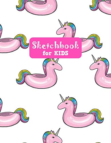 Sketchbook for Kids: Adorable Unicorn Large Sketch Book for Drawing, Writing, Painting, Sketching, Doodling and Activity Book- Birthday and Christmas ... Teens and Women - Nathalie Modern Press # 030 image 3