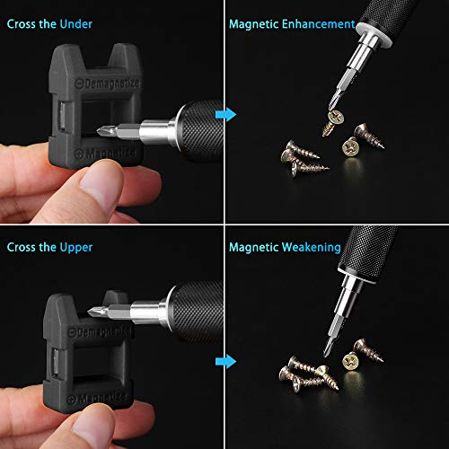 Electop Electric Rechargeable Screwdriver, Portable USB Power Supply Cordless Screw Driver, 21 Precision Bits /3 LED Lights/Magnetic Carry Case/Quick Change Chuck for Telephone, Watch, Camera etc.