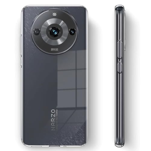 Image of Dashmesh Shopping Transparent Back Case Cover for Realme Narzo 60 Pro 5G / Realme 11 Pro 5G / Realme 11 Pro Plus 5G (Soft Silicone & Flexible & Camera Protection Back Case)