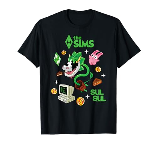The Sims Sul Sul Cowplant Plumbob Classic Icons Video Game T-Shirt