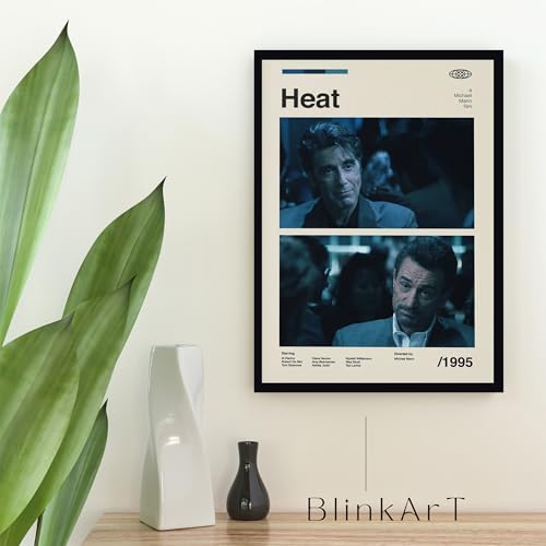 Image of BLINKART There Will Be Blood (2007) Movie Poster Frame 8x12 Inch | Premium 300 GSM Paper Wall Print | Vintage Film Artwork for Home, Bedroom, Living Room, Office | Framed Photo Decor
