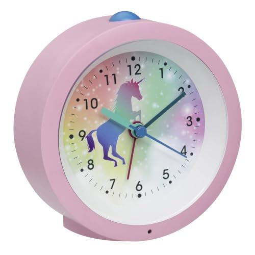 TFA Dostmann Analoger Kinder Wecker Einhorn, 60.1033.12, mit...