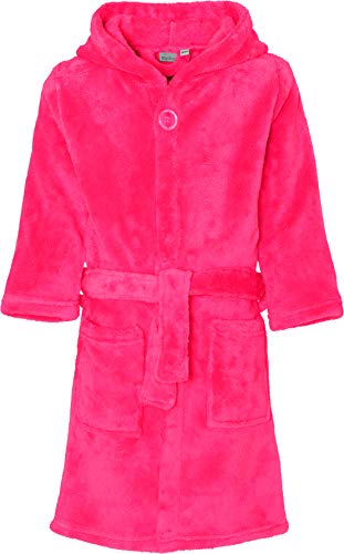 Playshoes Unisex Kinder Fleece-Bademantel Morgenmantel, pink,...