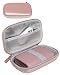 Casesack Customized Protective case for Fujifilm Instax Mini Link Smartphone Printer, Mesh Pocket for Printing Paper and Cable, Detachable Wrist Strap, Elastic Secure Strap (Rose Gold)