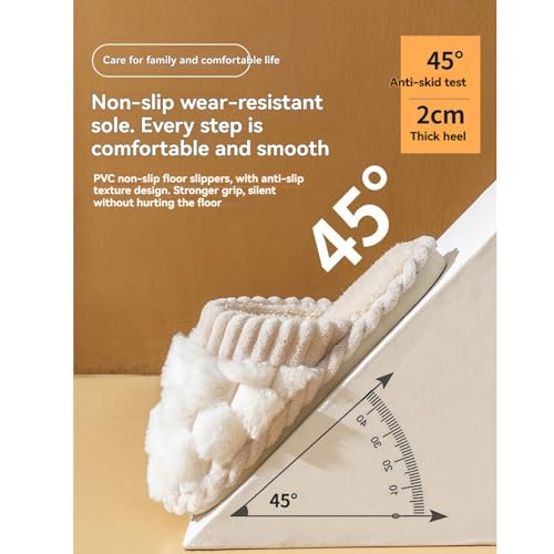 Halloween Slippers for Women Men Home Indoor Outdoor Slipper Memory Foam Fuzzy Slippers with Arch Support Cute Funny Shoes Spooky Slides Bedroom Holiday Winter Shoes Halloweens Christmas Gifts Soft3