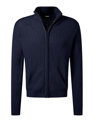 Veste à capuche en tricot zippée Pioneer Authentic Jeans homme en maille douce