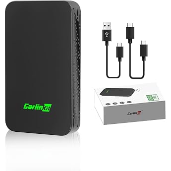 Carlinkit 5.0 2air Wireless Carplay and Wireless Android Car Adapter 2026 Upgrade 2-in-1 Wireless Adapter Convert Factory Wired CarPlay to Wireless Wired Android Car to Wireless